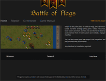 Tablet Screenshot of battle-of-flags.com